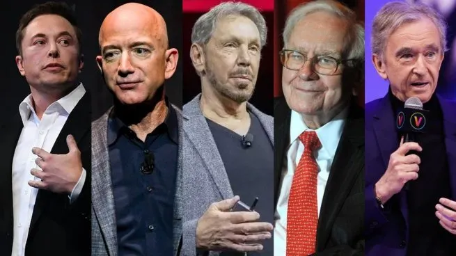 Los hombres más ricos del mundo duplicaron su fortuna desde 2020